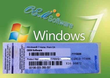 Het originele Windows 7-van de de Productcode Goede Verenigbaarheid van Home Premiumpc Vrije Ruilmiddel