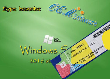Oem de Pak Verzegelde DVD Sleutel van de Dooswindows server 2016 standard