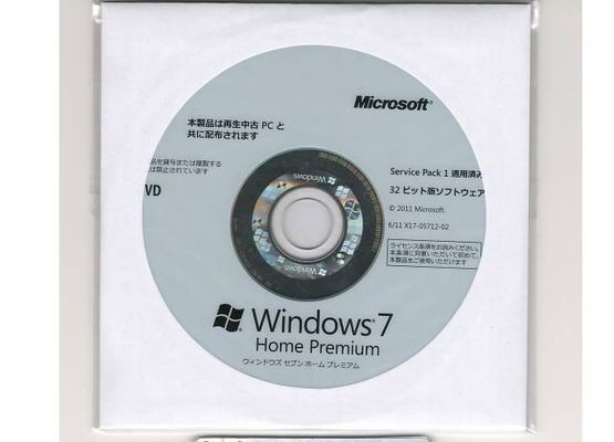 Pak met 64 bits van de de Doosvergunning van Microsoft DVD Windows 7 het Professionele