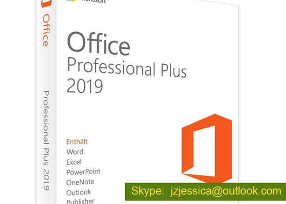 Microsoft-de Productcode Office 2019 van PC Pro plus Online Activeringssleutel