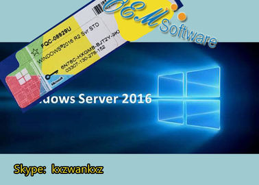 De Windows Server 2016 Standardproductcode van COA DVD R2