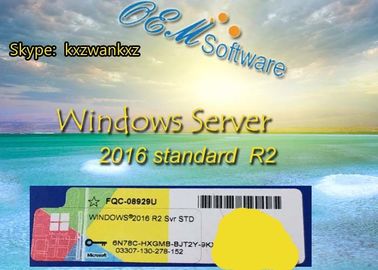 Kleinhandelswindows server 2016 standard R2, Oem Coa de Sleutel van de Stickeractivering