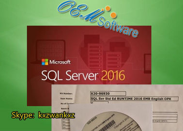 Originele van de de Server 2016 Standardopk Norm ED van Microsoft Sql Runtime 2016 Emb