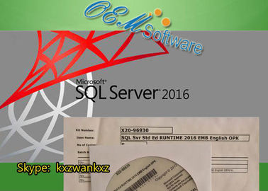 Echte Runtime 2016 Emb van de Microsoft SQL Server 2016opk Norm ED
