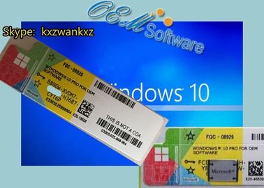 Originele Microsoft-Winst 10 Pro Rode COA-Stickervensters 10 Prooem Pak