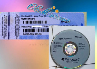 De originele Sticker van Windows 7 Coa, Echt Windows 7-Home Premium Coa