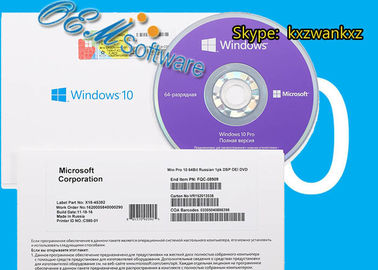 Laptop COA DVD Kleinhandelsvergunningsvensters 10 Prooem Pak