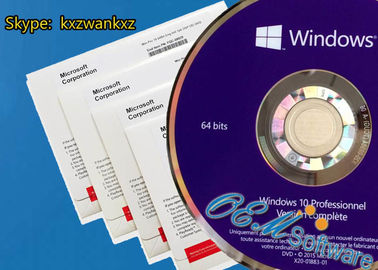 Productcodevensters 10 Prooem Winst met 64 bits 10 van de Pak Online Activering DVD-Pak