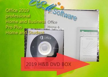 DVD-van de de Productcodeh&amp;b FPP Dvd Doos van Office 2019 van Pakketvensters de Online Activering van Pkc