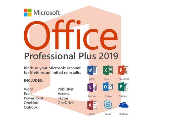 Activeer Office 2019 Pro Plus Office 2019 Professional Retail-sleutel voor pc