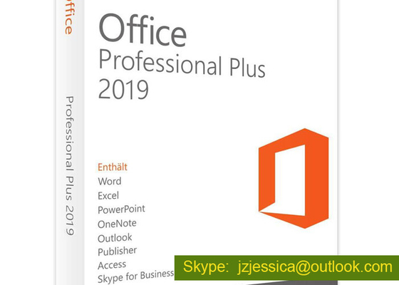 Microsoft Office-de Productcode Office 2019 van PC Pro plus Zeer belangrijke Bindende Rekening